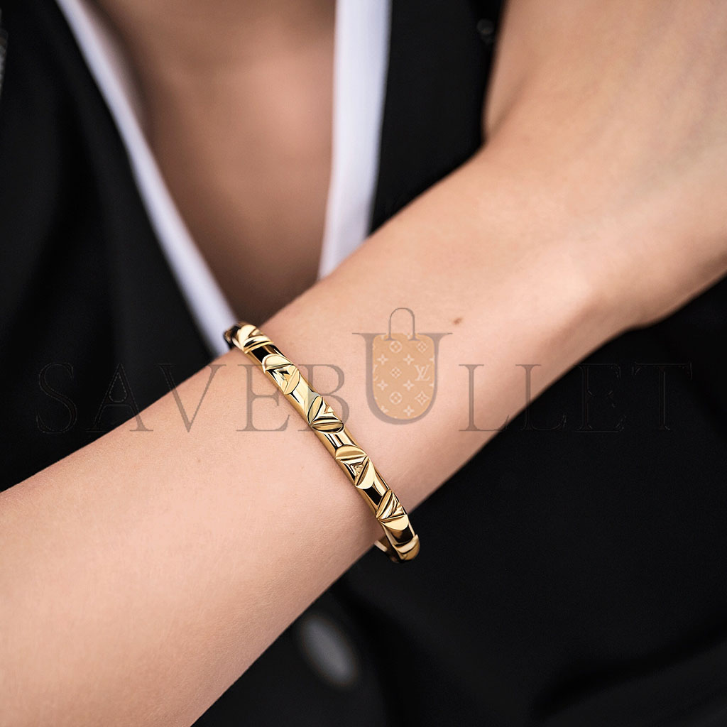 LOUIS VUITTON LV VOLT MULTI YELLOW GOLD BRACELET Q95959